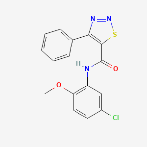 N-(5-chloro-2-methoxyphenyl)-4-phenyl-1,2,3-thiadiazole-5-carboxamide