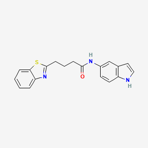 4-(1,3-benzothiazol-2-yl)-N-(1H-indol-5-yl)butanamide