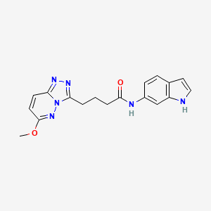 N-(1H-indol-6-yl)-4-(6-methoxy[1,2,4]triazolo[4,3-b]pyridazin-3-yl)butanamide