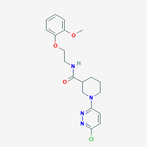 1-(6-chloropyridazin-3-yl)-N-[2-(2-methoxyphenoxy)ethyl]piperidine-3-carboxamide