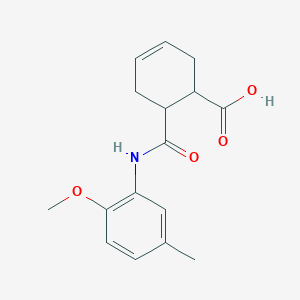 6-[(2-Methoxy-5-methylphenyl)carbamoyl]cyclohex-3-ene-1-carboxylic acid