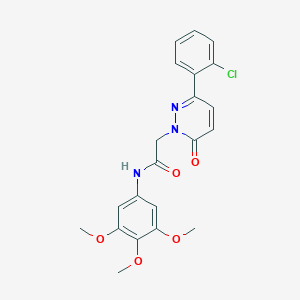 2-[3-(2-chlorophenyl)-6-oxopyridazin-1(6H)-yl]-N-(3,4,5-trimethoxyphenyl)acetamide