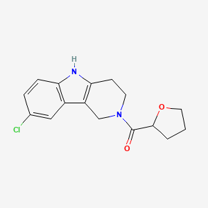 (8-chloro-1,3,4,5-tetrahydro-2H-pyrido[4,3-b]indol-2-yl)(tetrahydrofuran-2-yl)methanone