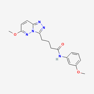 N-(3-methoxyphenyl)-4-(6-methoxy[1,2,4]triazolo[4,3-b]pyridazin-3-yl)butanamide