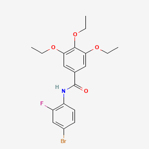 N-(4-bromo-2-fluorophenyl)-3,4,5-triethoxybenzamide