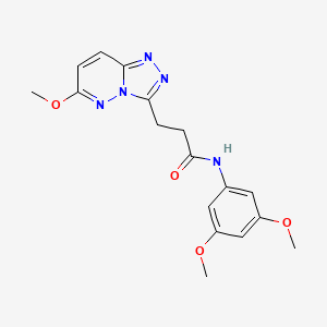 N-(3,5-dimethoxyphenyl)-3-(6-methoxy[1,2,4]triazolo[4,3-b]pyridazin-3-yl)propanamide