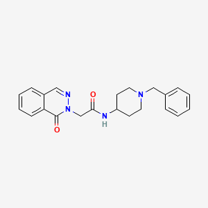 N-(1-benzylpiperidin-4-yl)-2-(1-oxophthalazin-2(1H)-yl)acetamide