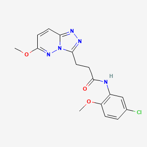 N-(5-chloro-2-methoxyphenyl)-3-(6-methoxy[1,2,4]triazolo[4,3-b]pyridazin-3-yl)propanamide