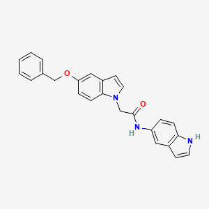 2-[5-(benzyloxy)-1H-indol-1-yl]-N-(1H-indol-5-yl)acetamide