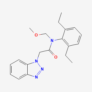 2-(benzotriazol-1-yl)-N-(2,6-diethylphenyl)-N-(methoxymethyl)acetamide