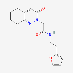 N-[2-(furan-2-yl)ethyl]-2-(3-oxo-5,6,7,8-tetrahydrocinnolin-2(3H)-yl)acetamide