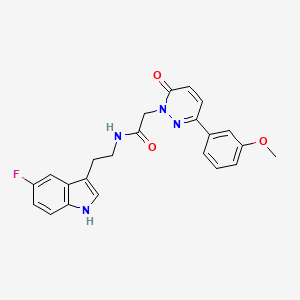 N-[2-(5-fluoro-1H-indol-3-yl)ethyl]-2-[3-(3-methoxyphenyl)-6-oxopyridazin-1(6H)-yl]acetamide