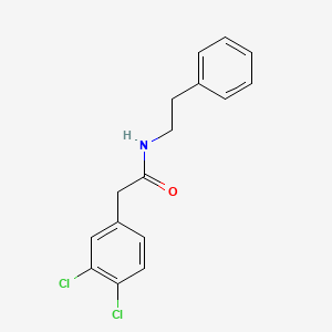 2-(3,4-dichlorophenyl)-N-(2-phenylethyl)acetamide