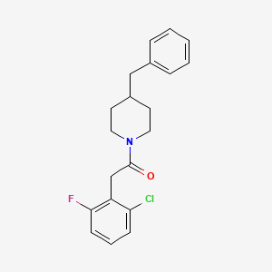 1-(4-Benzylpiperidin-1-yl)-2-(2-chloro-6-fluorophenyl)ethanone