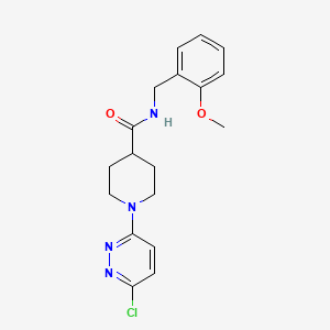 1-(6-chloropyridazin-3-yl)-N-(2-methoxybenzyl)piperidine-4-carboxamide