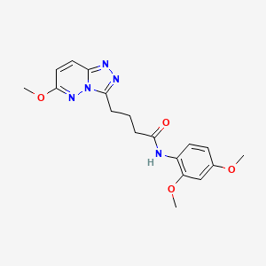 N-(2,4-dimethoxyphenyl)-4-(6-methoxy[1,2,4]triazolo[4,3-b]pyridazin-3-yl)butanamide