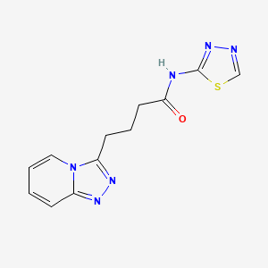 N-(1,3,4-thiadiazol-2-yl)-4-([1,2,4]triazolo[4,3-a]pyridin-3-yl)butanamide