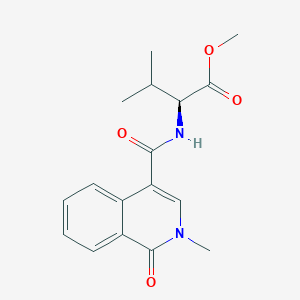 methyl N-[(2-methyl-1-oxo-1,2-dihydroisoquinolin-4-yl)carbonyl]-L-valinate