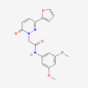 N-(3,5-dimethoxyphenyl)-2-(3-(furan-2-yl)-6-oxopyridazin-1(6H)-yl)acetamide