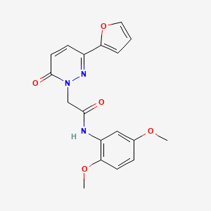 N-(2,5-dimethoxyphenyl)-2-(3-(furan-2-yl)-6-oxopyridazin-1(6H)-yl)acetamide