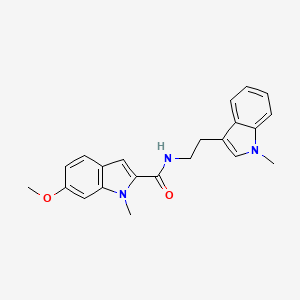 6-methoxy-1-methyl-N-[2-(1-methyl-1H-indol-3-yl)ethyl]-1H-indole-2-carboxamide