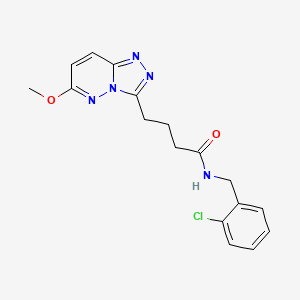 N-(2-chlorobenzyl)-4-(6-methoxy[1,2,4]triazolo[4,3-b]pyridazin-3-yl)butanamide