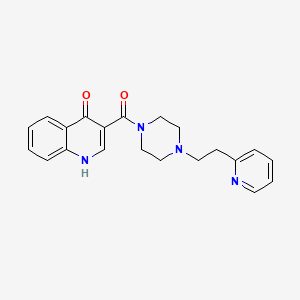 (4-Hydroxyquinolin-3-yl){4-[2-(pyridin-2-yl)ethyl]piperazin-1-yl}methanone