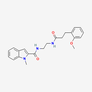 N-(2-{[3-(2-methoxyphenyl)propanoyl]amino}ethyl)-1-methyl-1H-indole-2-carboxamide