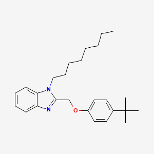 2-[(4-tert-butylphenoxy)methyl]-1-octyl-1H-benzimidazole