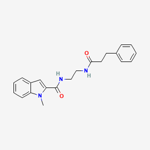 1-methyl-N-{2-[(3-phenylpropanoyl)amino]ethyl}-1H-indole-2-carboxamide