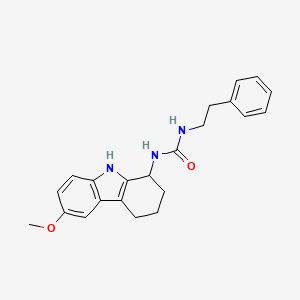 N-(6-Methoxy-2,3,4,9-tetrahydro-1H-carbazol-1-YL)-N'-phenethylurea