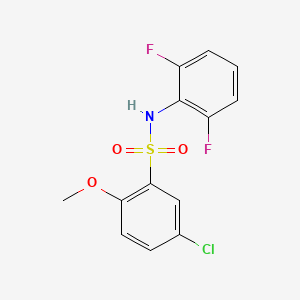 5-chloro-N-(2,6-difluorophenyl)-2-methoxybenzenesulfonamide