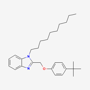 2-[(4-tert-butylphenoxy)methyl]-1-decyl-1H-benzimidazole