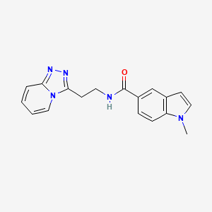 1-methyl-N-(2-[1,2,4]triazolo[4,3-a]pyridin-3-ylethyl)-1H-indole-5-carboxamide