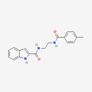 N-(2-{[(4-methylphenyl)carbonyl]amino}ethyl)-1H-indole-2-carboxamide