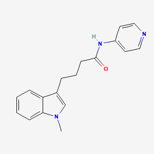 4-(1-methyl-1H-indol-3-yl)-N-(pyridin-4-yl)butanamide