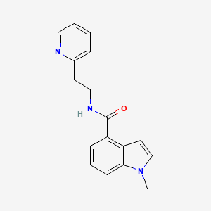 molecular formula C17H17N3O B10983267 1-methyl-N-[2-(pyridin-2-yl)ethyl]-1H-indole-4-carboxamide 