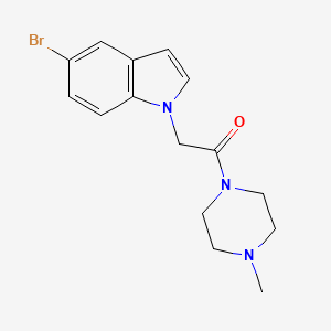 2-(5-bromo-1H-indol-1-yl)-1-(4-methylpiperazin-1-yl)ethanone