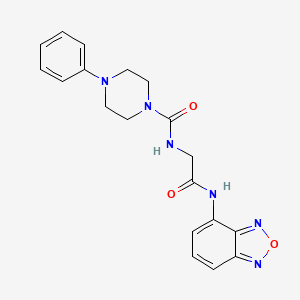 N-[2-(2,1,3-benzoxadiazol-4-ylamino)-2-oxoethyl]-4-phenylpiperazine-1-carboxamide