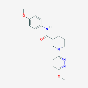 N-(4-methoxyphenyl)-1-(6-methoxypyridazin-3-yl)piperidine-3-carboxamide