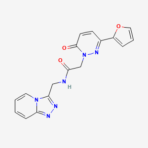 2-[3-(furan-2-yl)-6-oxopyridazin-1(6H)-yl]-N-([1,2,4]triazolo[4,3-a]pyridin-3-ylmethyl)acetamide