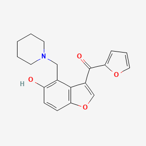 Furan-2-yl[5-hydroxy-4-(piperidin-1-ylmethyl)-1-benzofuran-3-yl]methanone