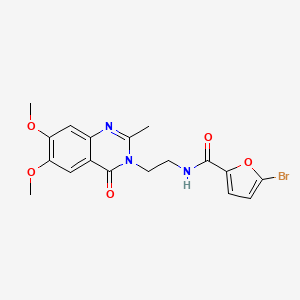 5-bromo-N-[2-(6,7-dimethoxy-2-methyl-4-oxoquinazolin-3(4H)-yl)ethyl]furan-2-carboxamide