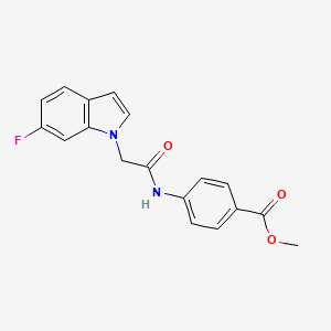 methyl 4-{[(6-fluoro-1H-indol-1-yl)acetyl]amino}benzoate