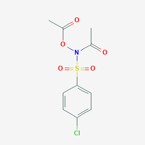 molecular formula C10H10ClNO5S B109838 N-乙酰基-N-乙酰氧基-4-氯苯磺酰胺 CAS No. 142867-52-5