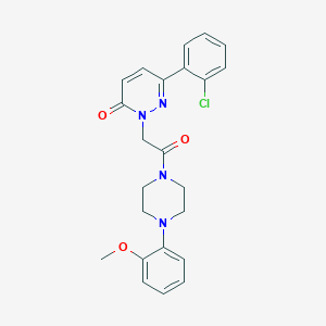 6-(2-chlorophenyl)-2-{2-[4-(2-methoxyphenyl)piperazin-1-yl]-2-oxoethyl}pyridazin-3(2H)-one