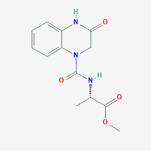 methyl N-[(3-hydroxyquinoxalin-1(2H)-yl)carbonyl]-L-alaninate