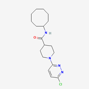 molecular formula C18H27ClN4O B10983969 1-(6-chloropyridazin-3-yl)-N-cyclooctylpiperidine-4-carboxamide 