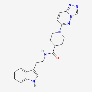 N-[2-(1H-indol-3-yl)ethyl]-1-([1,2,4]triazolo[4,3-b]pyridazin-6-yl)piperidine-4-carboxamide