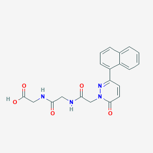 N-{[3-(naphthalen-1-yl)-6-oxopyridazin-1(6H)-yl]acetyl}glycylglycine